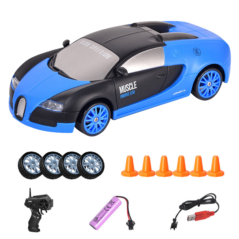 RC Drift Car 1 / 24 2.4GHz 4-Wheel Remote Control Racing On-Road Vehicle Kids Boy Toy (Classic Version) RC Drift Car 1 / 24 2.4GHz 4-Wheel Remote Control Racing On-Road Vehicle Kids Boy Toy (Classic Version)